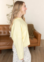 Amelia Yellow Cardigan