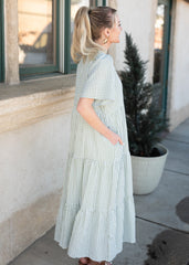 Blair Sage Gingham Dress