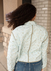 Maia Floral Button Up Jacket