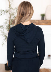 Mckenna Navy Zip Up Jacket