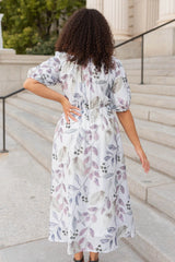 Audrie Lavender Floral Dress