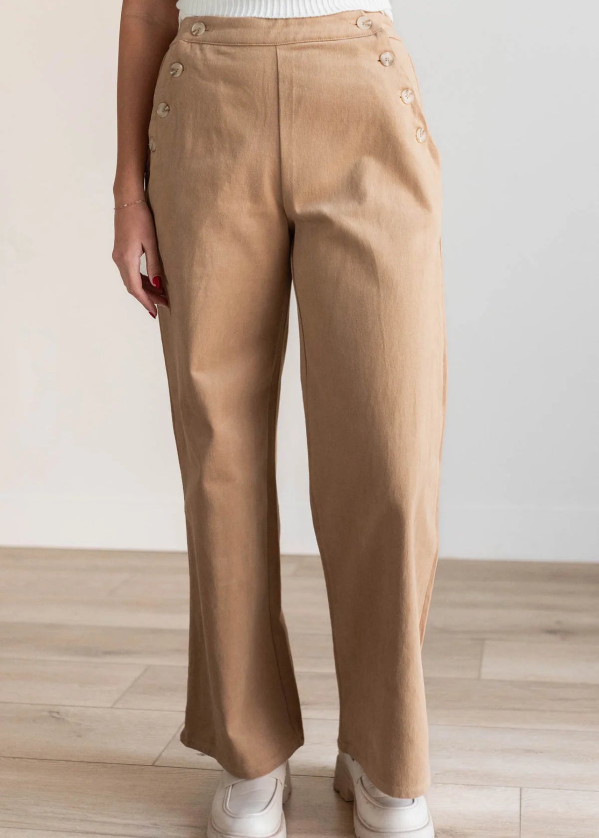 Gretchen Tan Wide Leg Pants