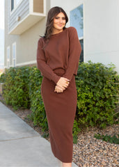 Brenna Walnut Skirt