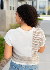 Milla Natural Knit Sweater Top