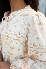 Tilley Cream Patterned Dress