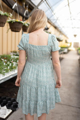 Georgina Green Floral Dress