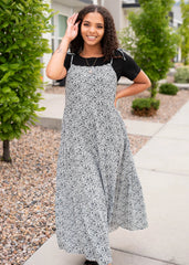 Pauline Navy Floral Tied Dress