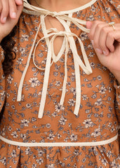 Naomi Ginger Brown Dress
