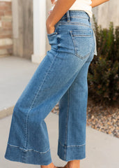 Julie Denim Wide Leg Pants