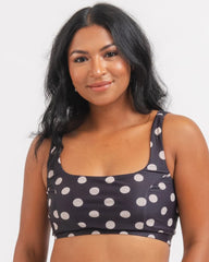 Retro Dot Scoop Bralette