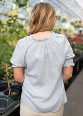 Rylie Light Blue Blouse