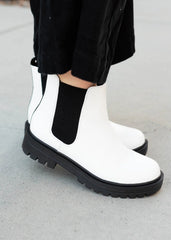 Teri White Chelsea Boots