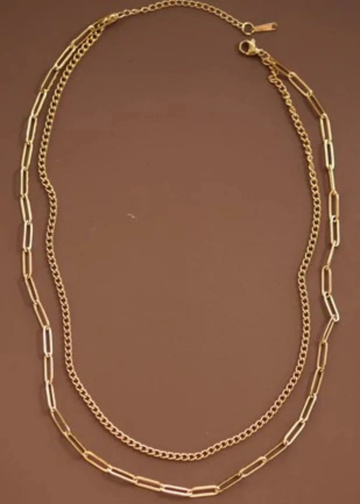 Anika 18K Gold Layered Chain Necklace