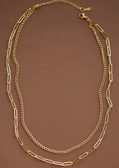 Anika 18K Gold Layered Chain Necklace