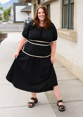 Maddie Black Tie Dress