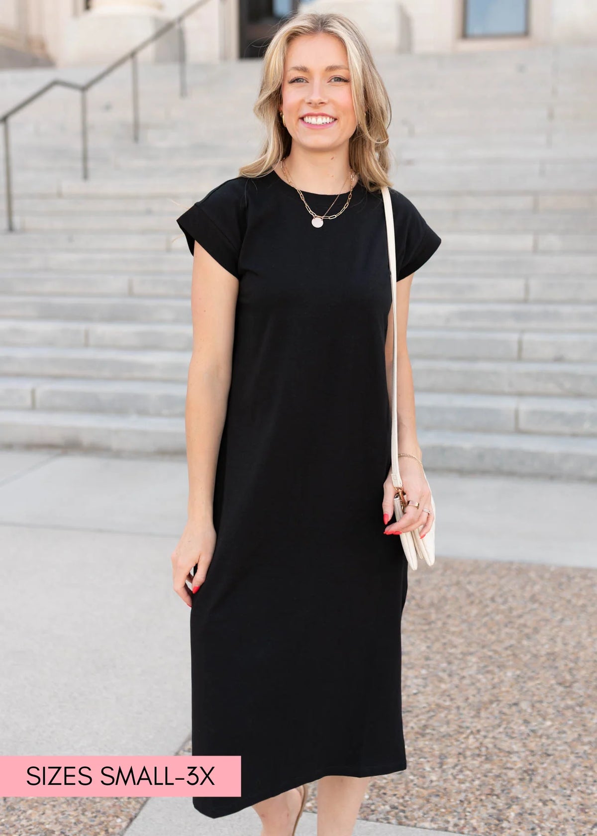 Colleen Carbon Black Dress