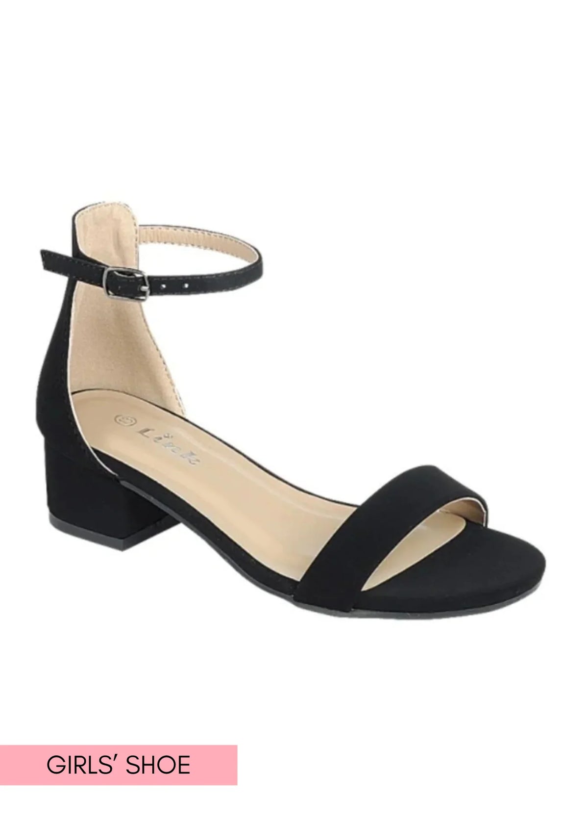 Nataly Black Little Girls Heel