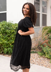 Misty Black Lace Dress