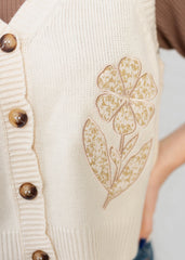 Lyra Flower Patch Sweater Vest