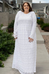 Kenna White Floral Dress