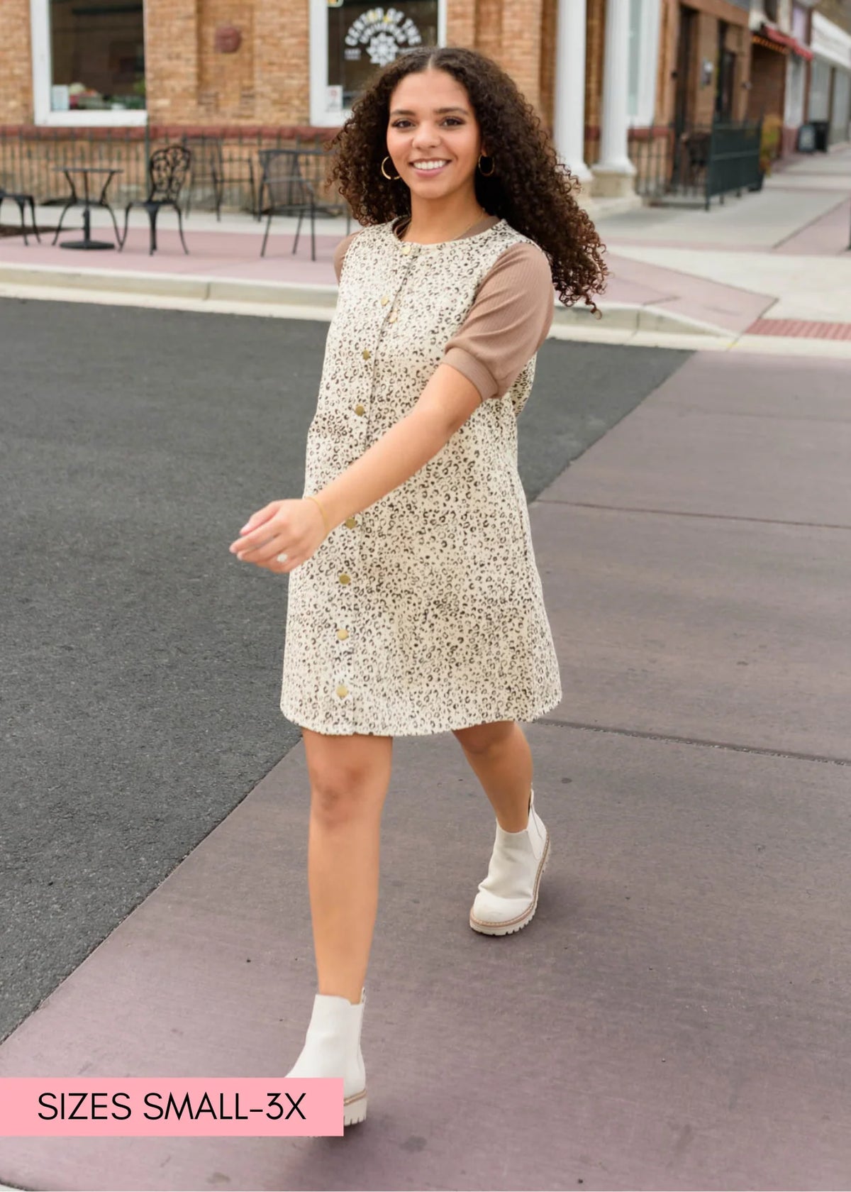 Riley Leopard Print Dress