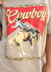 Cowboy Light Mocha Graphic Tee