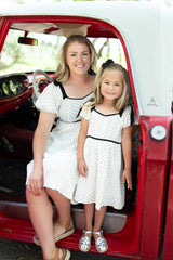 Dottie Ivory Polka Dot Dress