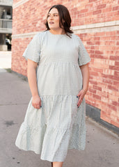 Blair Sage Gingham Dress