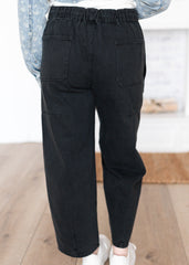 Londyn Black Drawstring Pants