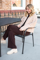 Bailey Taupe Floral Jacket
