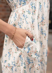 Eva Ivory Floral Dress