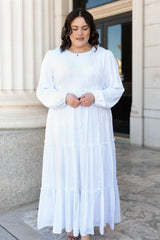 Diana White Embroidered Dress
