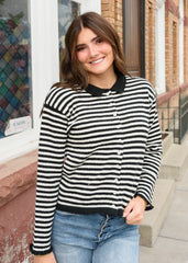 Melody Striped Cardigan