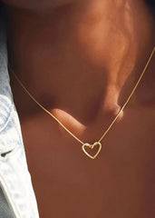 Scarlett 18K Heart Necklace