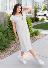 Jude Black Striped Dress