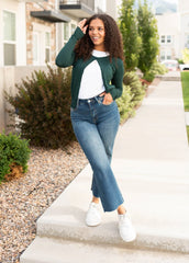 Phoebe Pine Green Cardigan