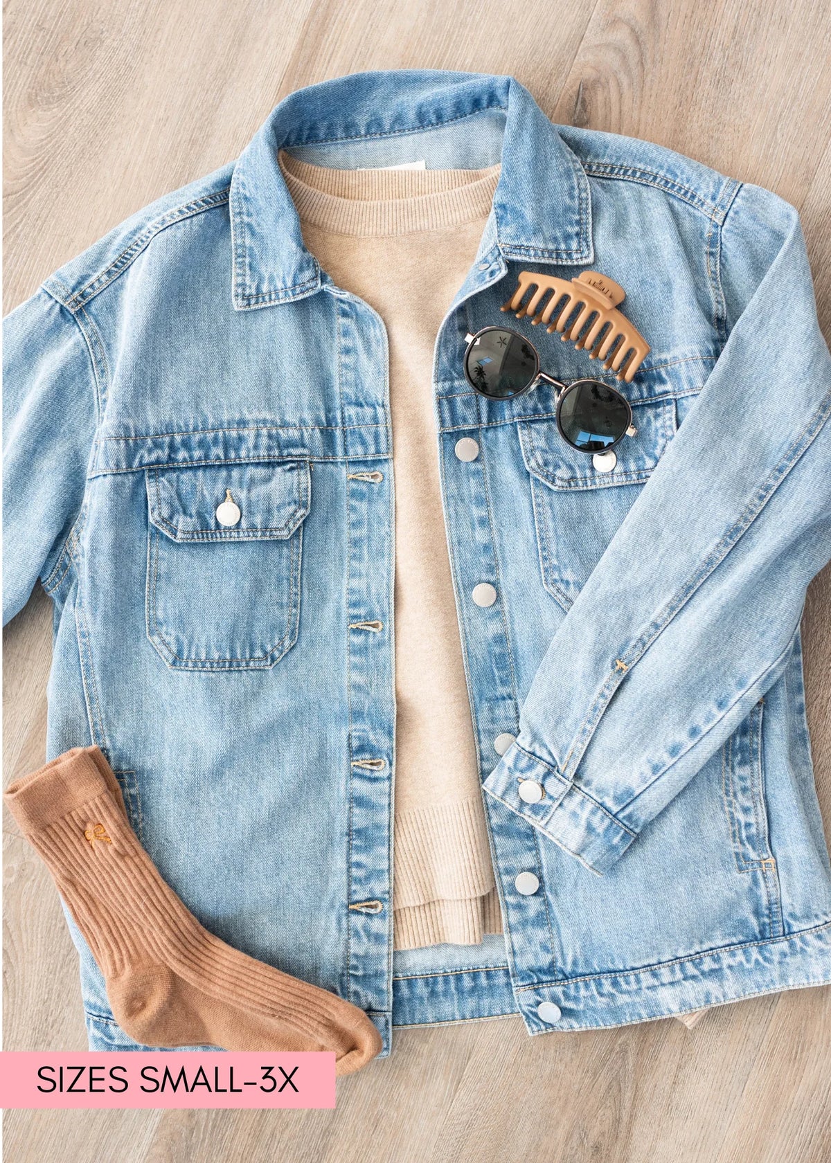 Leigh Denim Oversized Jacket