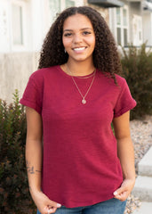 Alexis Burgundy Top