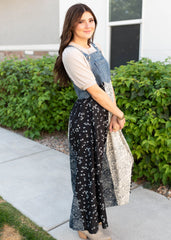 Jo Denim Patchwork Overall Dress