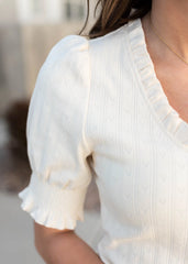 Nicolie Ivory Top