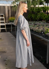 Rachel Blue Gingham Dress