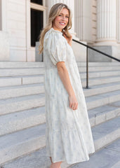 Nellie Vintage Cream Floral Dress