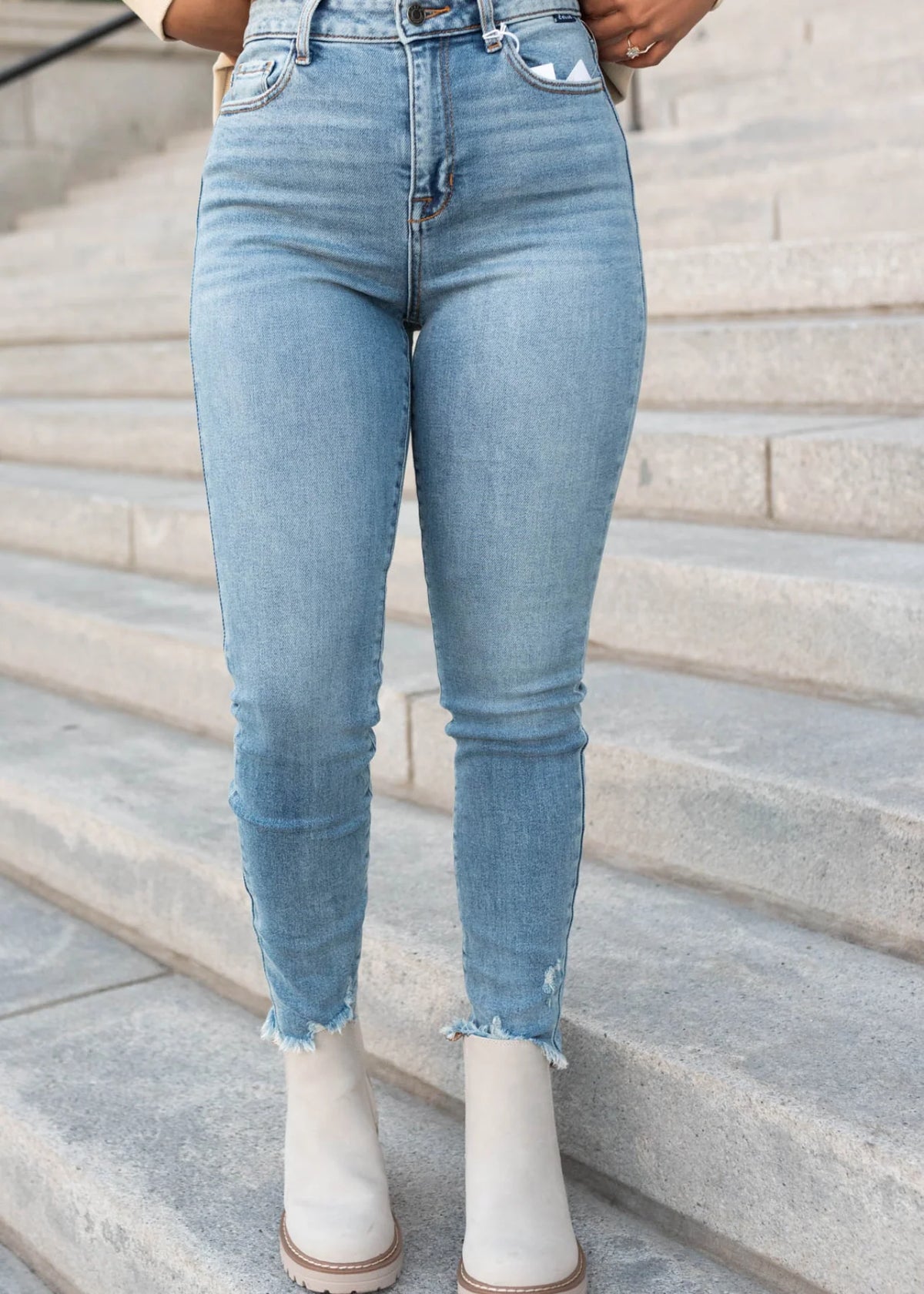 Kisha Medium Wash Skinny Jeans