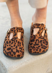 Gabby Leopard Print Clogs