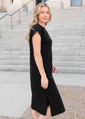 Colleen Carbon Black Dress