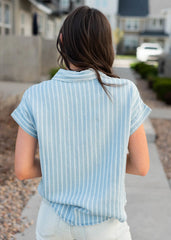 Ivey Chambray Striped Top