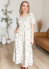 Holland Cream Floral Dress