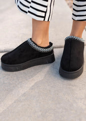 Rylee Black Platform Clogs