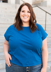 Astra Royal Blue Tee Shirt