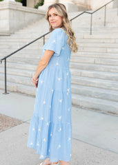 Rosa Blue Floral Dress